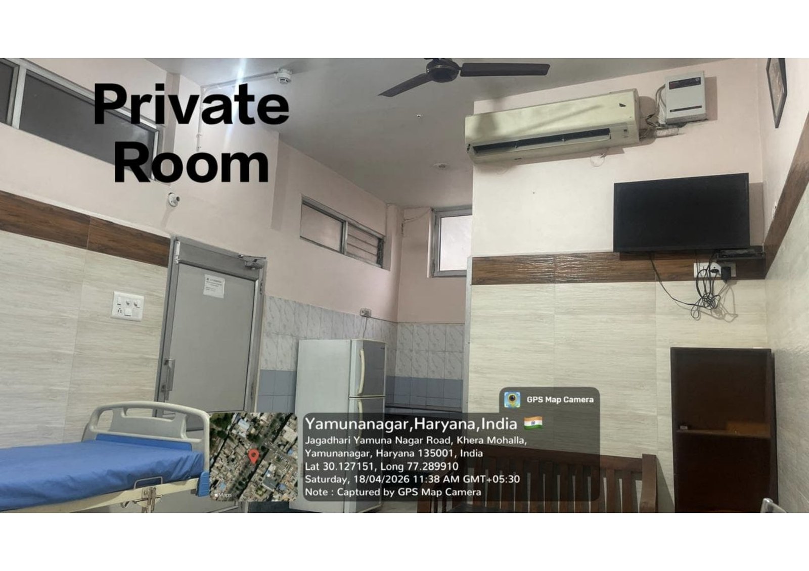 Geo-tagged view of J.P. Hospital